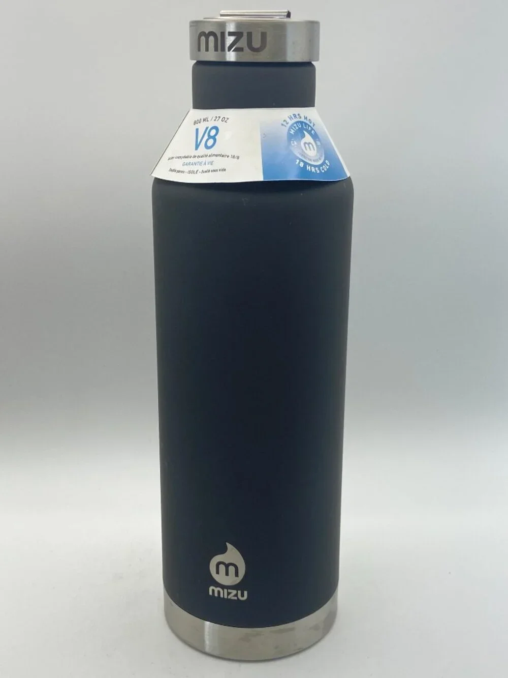 GoPro x Mizu V8 Insulated Water Bottle 27 oz / 800ml - Matte Black (NWT)